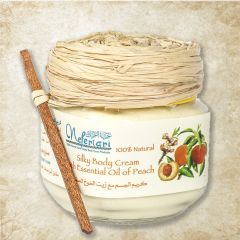 Silky body cream with essential oil of peach 175 gm