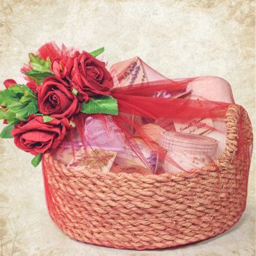Valentine's Large Lavender Gift Basket